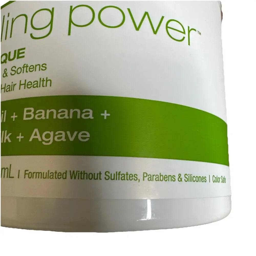 RAW SUGAR Healing Power Hair Masque Avocado Oil Agave Coconut 12 oz New